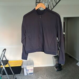 lululemon athletica Navy  Bomber Jacket/backpack
